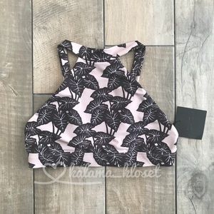 Acacia Dubai top in Black Elephant size S NWT